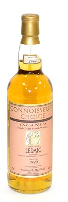 Lot 1302 - Ledaig 1990 Connoisseurs Choice, map label, distilled 1990 bottled 2000, Gordon and Macphail, 70cl