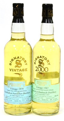 Lot 1313 - Port Ellen 22 Year Old 1979 Signatory Vintage, distilled 1979 bottled 2002, butt No.5539,...