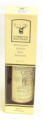 Lot 1314 - Royal Brackla 1972 Connoisseurs Choice, map label, distilled 1972, bottled 1995, 70cl, 40%, in...