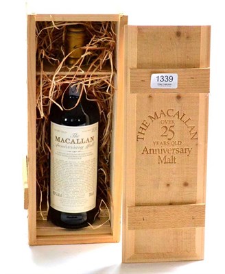 Lot 1339 - The Macallan Over 25 Year Old 1974, Single Highland Malt Scotch Whisky, distilled 1974, bottled...