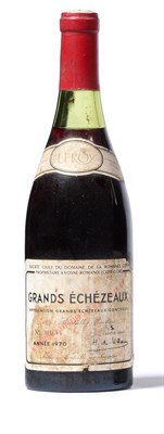 Lot 5026 - Domaine de la Romanee-Conti Grands Echezeaux Grand Cru 1970 U: 3cm, soiled label