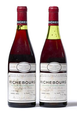 Lot 5042 - Domaine de la Romanee-Conti Richebourg Grand Cru 1982 (x2) (two bottles) U: 1cm, 4cm, numbered...