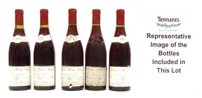 Lot 5058 - Domaine Gaston Boisseaux Montee Rouge Beaune Premier Cru 1971 (x8) (eight bottles) U: average...