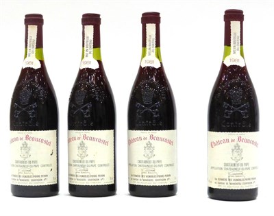 Lot 5118 - Perrin & Fils Chateau de Beaucastel Chateauneuf-du-Pape 1981 (x4) owc (four bottles) U: 2cm