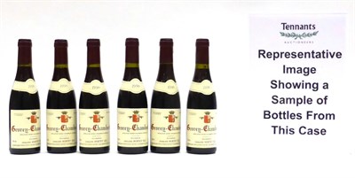 Lot 5132 - Half Bottles: Domaine Denis Mortet Gevrey-Chambertin 1990 (x12) oc (twelve half bottles)