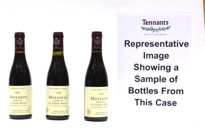 Lot 5140 - Half Bottles: Domaine Michel Juillot Les Champs Martin Rouge, Mercurey Premier Cru 1990 (x9)...