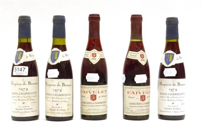 Lot 5147 - Half Bottles: Hospices de Beaune Mazis-Chambertin Grand Cru Cuvee Madeleine Collignon 1979 (x3)...