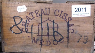 Lot 2011 - Chateau Cissac 1979, Haut-Medoc, owc (twelve bottles)