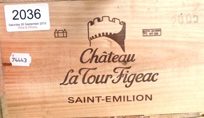 Lot 2036 - Chateau La Tour Figeac 2005, St Emilion, owc (twelve bottles)