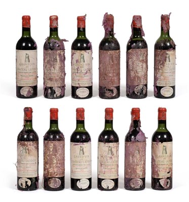 Lot 2040 - Chateau Latour 1955, Pauillac, owc (twelve bottles) U: Case sealed until 05/08/15. Perished...