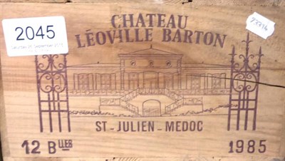 Lot 2045 - Chateau Leoville Barton 1985, Saint-Julien, owc (twelve bottles)