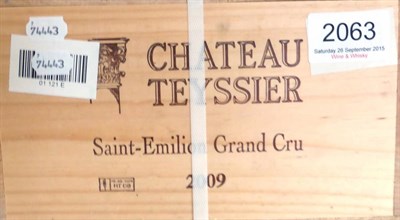 Lot 2063 - Chateau Teyssier 2009, St Emilion, owc (twelve bottles)