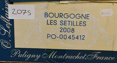 Lot 2075 - Olivier Leflaive Borgogne Les Stilles 2008, oc (twelve bottles)