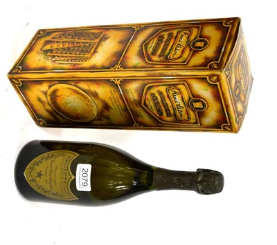 Lot 2079 - Dom Perignon 1976, vintage champagne; G H Mumm Rene Lalou 1976, vintage champagne, oc (two bottles)