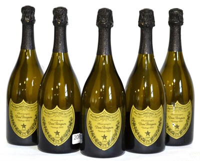 Lot 2085 - Dom Perignon 2002, vintage champagne (x5) (five bottles) U: less than 1cm inverted