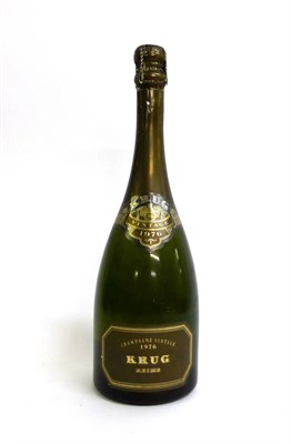 Lot 2087 - Krug 1976, vintage champagne U: less than 1cm inverted