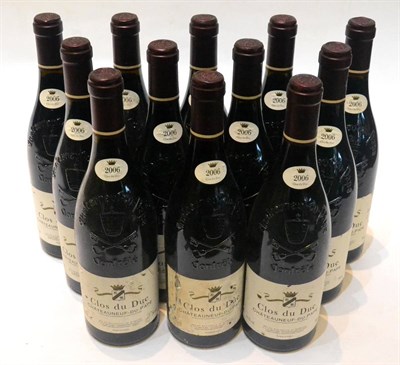 Lot 2103 - Clos du Duc Chateauneuf du Pape 2006 (x12) (twelve bottles)