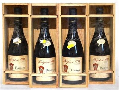 Lot 2105 - Cave de Tain Hermitage 'Origine 1933', individual owc (x4) (four bottles)