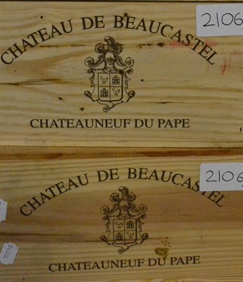 Lot 2106 - Chateau de Beaucastel Chateauneuf-du-Pape Blanc 2002, half case, owc (x2) (twelve bottles)