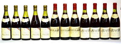 Lot 2107 - Chateau de Malval Beaujolais 1971 (x5); Chateau des Tours Brouilly 1973 (x3); Chateau des Pave...