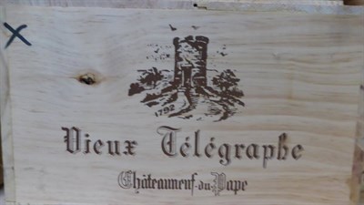 Lot 2116 - Vieux Telegraphe Chateauneuf-du-Pape 2003, Rhone, owc (twelve bottles)