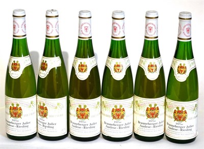 Lot 2119 - Kardinal Cusanus Stiftswein Brauneberger Juffer Riesling Auslese 1975 (x6) (six bottles)