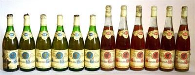 Lot 2129 - Touraine Mesland Sec Blanc 1976 (x6) (six bottles); Touraine Mesland Sec Rose 1976 (x6) (twelve...