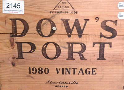 Lot 2145 - Dow 1980, vintage port, owc (twelve bottles)