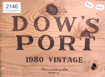 Lot 2146 - Dow 1980, vintage port, owc (twelve bottles)