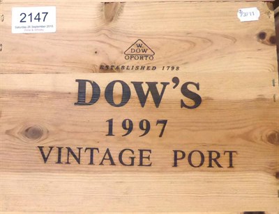 Lot 2147 - Dow 1997, vintage port, owc (twelve bottles)