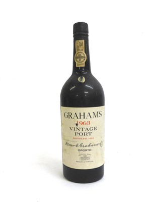 Lot 2151 - Graham 1963, vintage port