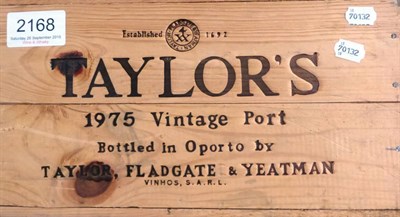 Lot 2168 - Taylor 1975, vintage port, owc (twelve bottles)