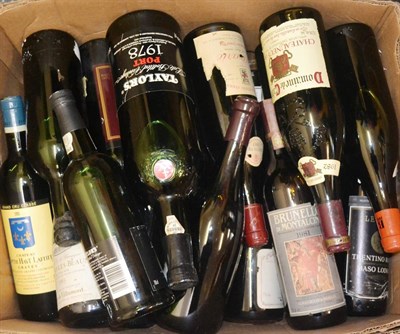 Lot 2179 - A Mixed Parcel Including: Taylor 1970 Vintage Port; Delaforce 1975 Vintage Port (x2); a bottle with