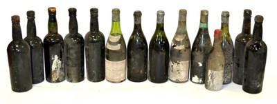 Lot 2181 - A Mixed Parcel Comprising: unmarked, presumed vintage or tawny port (x7); Jules Verreau Vosne...