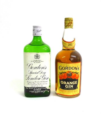 Lot 2194 - Gordon's Orange Gin, by Appointment to HM George VI, 26 2/3 fl ozs, 0.75 litre; Gordon's...