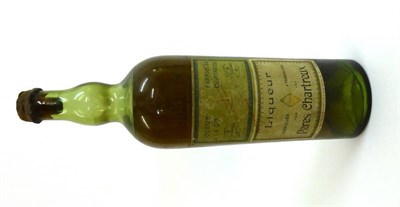 Lot 2200 - L Garnier Chartreuse Green Probably circa 1900's, etched bottled with green Garnier label, wax...