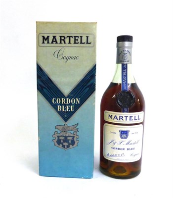 Lot 2201 - Martell Cordon Bleu, with wax seal to shoulder and ribbon seal, no spirit strength or capacity...