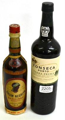 Lot 2205 - Rhum Negrita 'Old Nick Rum' Circa 1950's, Bardinet Bordeaux, West & East Indies rum, 70 proof, half