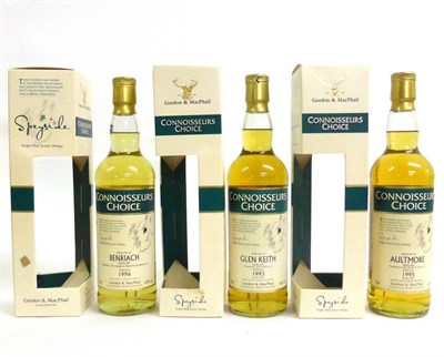 Lot 2226 - Benriach 1996 Connoisseurs Choice, 70cl, 43%, in original carton; Glen Keith 1993 Connoisseurs...