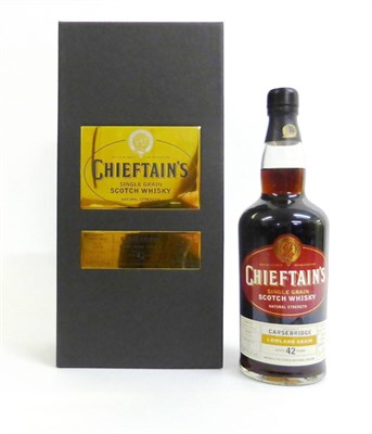 Lot 2252 - Carsebridge 1960 42 Year Old Chieftain's, Single Grain Scotch Whisky, bottled 2002, cask...