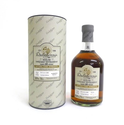 Lot 2261 - Dalwhinnie 20 Year Old 1986, bottled 2006, 70cl, 56.8%, in original tube