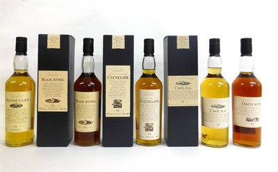 Lot 2268 - Flora & Fauna Comprising: Glendullan 12 Year Old, Dailuaine 16 Year Old, Clynelish 14 Year Old,...