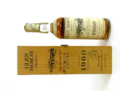 Lot 2275 - Glen Moray Glenlivet 1960, bottle No.160, 75cl, 43%, in original wooden presentation case