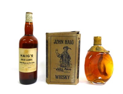 Lot 2289 - Haig's Gold Label Spring Cap, Blended Scotch Whisky, 70 proof, no capacity stated; Haig's...