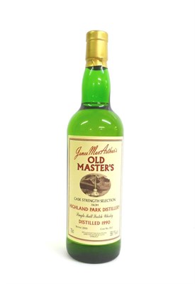 Lot 2296 - Highland Park 1990 10 Year Old James MacArthur, cask No.5152, 70cl, 59.1%