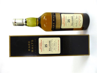 Lot 2297 - Hillside Glenesk 1971 25 Year Old Rare Malts Selection, bottled 1997, bottle 2721, 70cl, 62%,...