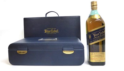 Lot 2301 - Johnnie Walker Blue Label 1.75 Litre with Carry Case, 43%, with original cardboard case