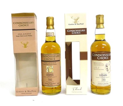 Lot 2309 - Ledaig 1993 Connoisseurs Choice, bottled 2010, 70cl, 43%, in original carton; Ledaig 1990...