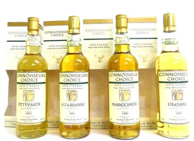 Lot 2316 - Mannochmore 1990 Connoisseurs Choice, bottled 2006, 70cl, 46%, in original carton; Strathmill...