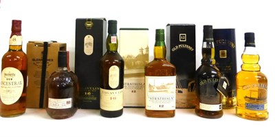 Lot 2404 - A Mixed Parcel of Whisky Comprising: Old Pulteney 12 Year Old, Ancestral 14 Year Old, Old...